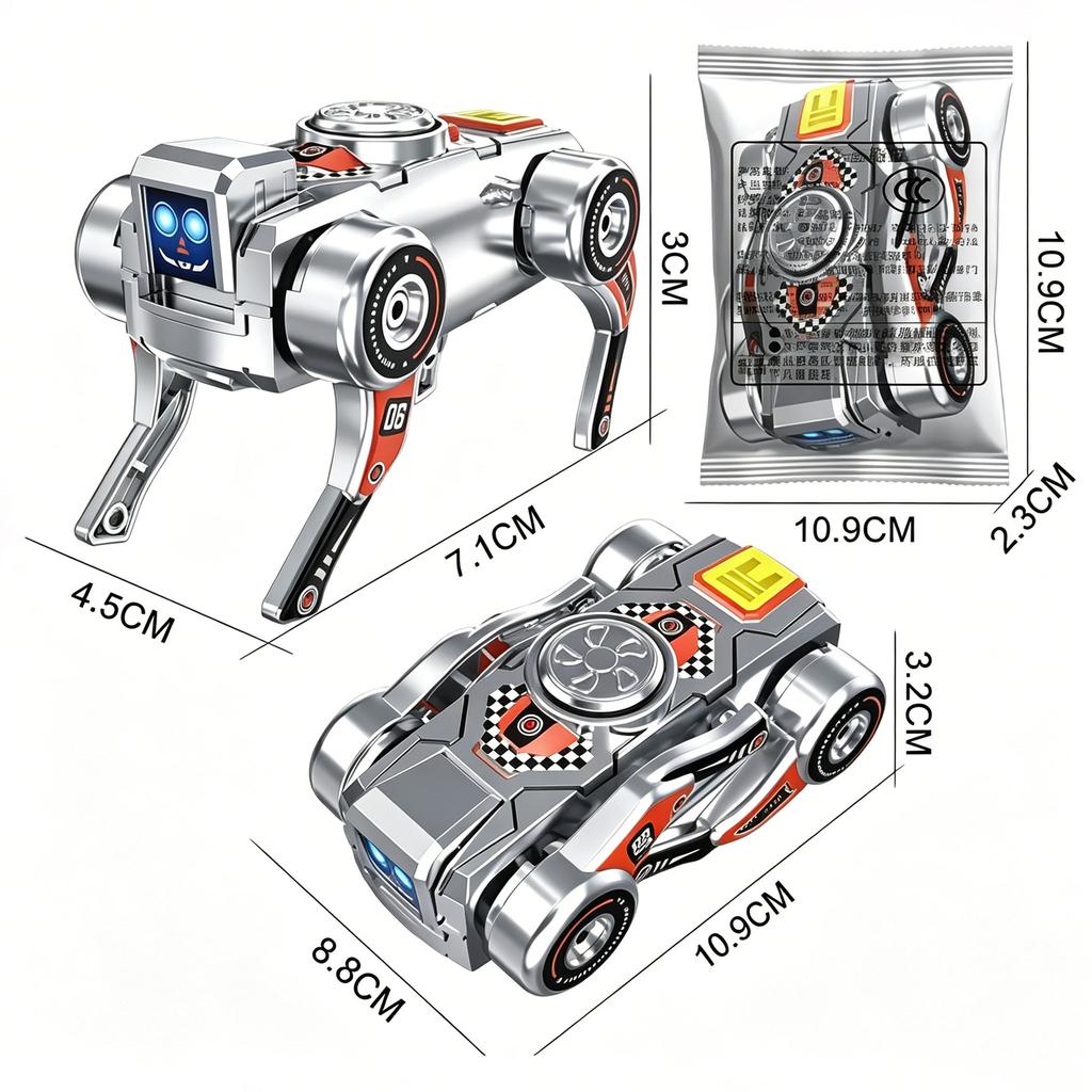 New 360 Rotating Ball Deformation Robot Fingertip Gyro Decompression Toy, Anti-Compression Adult Sensory Toys, Children'S Gifts