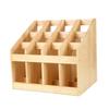 Carpet Rack Children Work Storage Solid Wood Organizer Functional Shelf Wooden Rug Stand