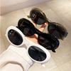 Classic Designer Style Style Oval Sun Glasses Glasses Ladies Sun Eyeglasses For Men Trend Punk Trendy Luxury Rivet Small Spectacle Frame Frame