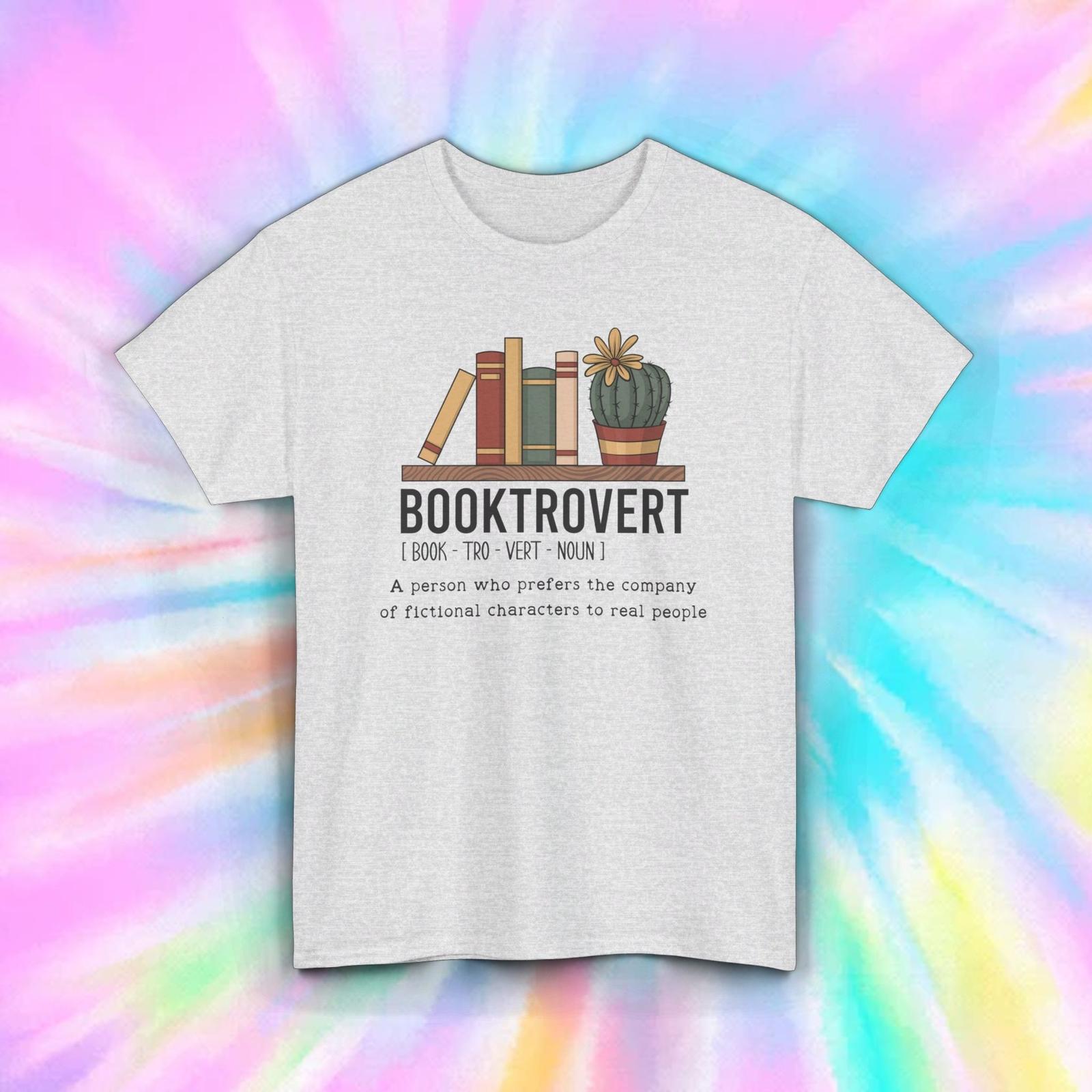 Booktrovert Shirt | Introvert Book Lover Definition Graphic Tee | Bookworm Gift XXL