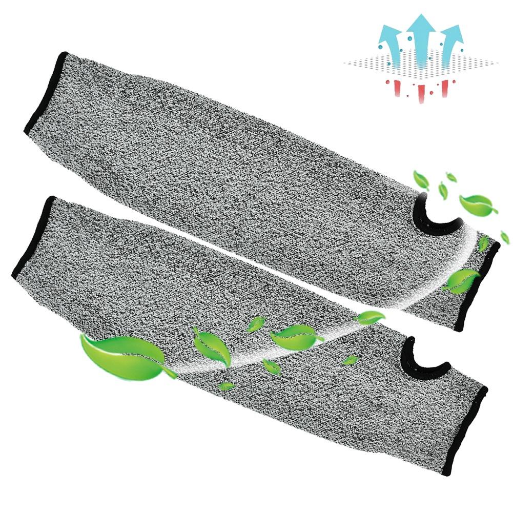 1 Pair Arm Protective Cut Resistant Anti Abrasion Long Sleeve Work Gloves (45cm)