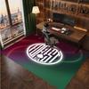 Tappeto in Velluto di Cristallo con Stampa Calcio Nottingham Forest, Comodo Assorbente d'Acqua Antiscivolo Tappeto per Pavimenti Interni
