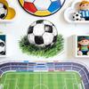 Soccer Theme Wall Decal For Bedroom Living Room Sports Home Wall Decoration