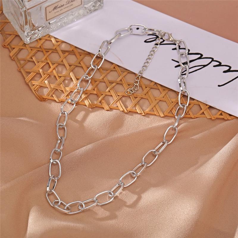 Women Geometric Pendant Chain Necklaces Chokers Fashion Bohemia Punk Hip Hop Party Jewelry Gift