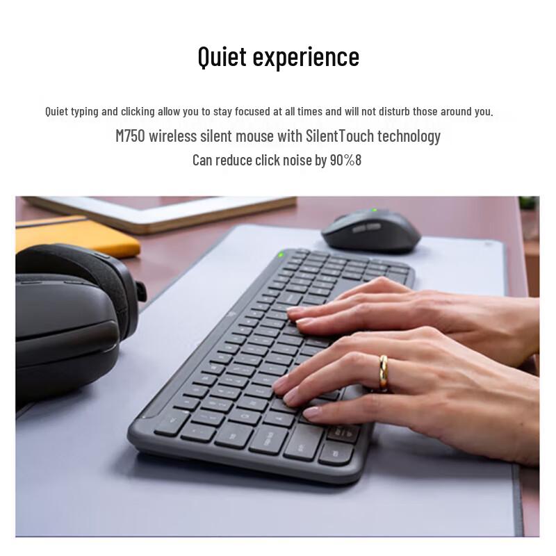 Logitech Signature Slim Combo MK950 Wireless Keyboard and Mouse Set