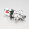 3Way Thermostatic Mixing Valve Solid Brass Temperature Control Valve  Bathroom Faucet