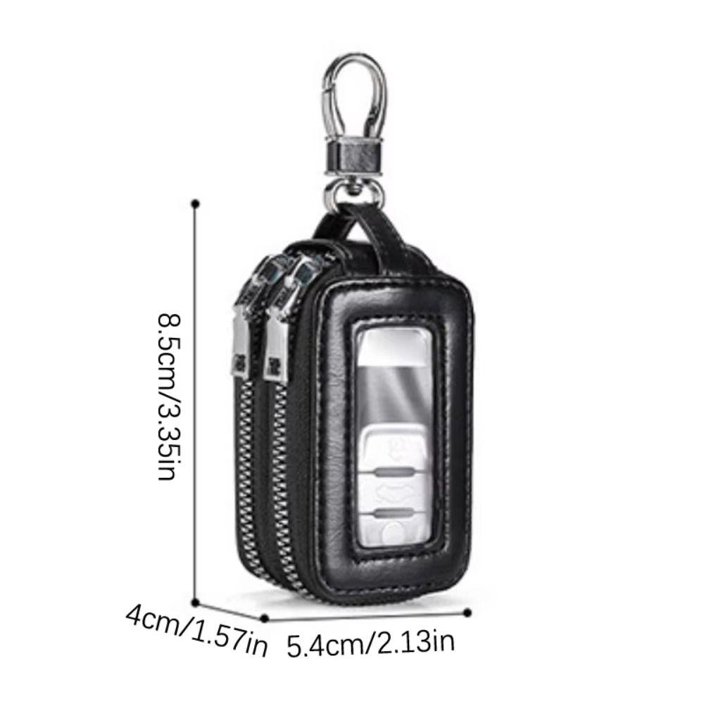 Étui à clés en cuir PU Mini sac de rangement pour clés Nouveau sac pour clés de voiture