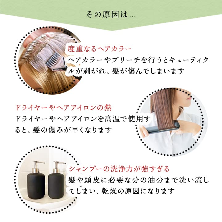 Ray Natural Honey Plus Smooth Repair Shampoo Moist Treatment Set Set & & (500mL each) Silicone-Free (Moist Treatment)