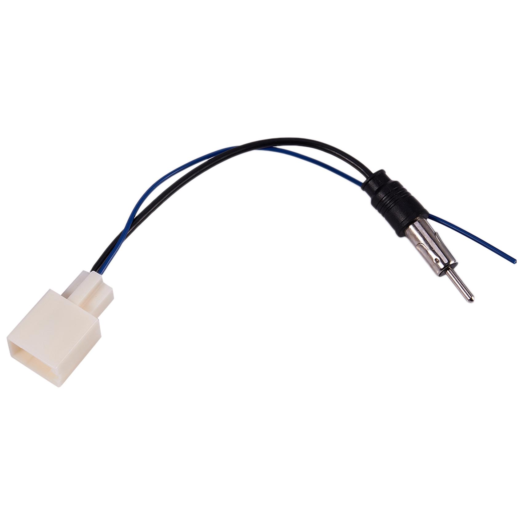 2X Car Stereo CD DVD Wiring Harness For TOYOTA With Antenna Adapter Cable Color mi ing