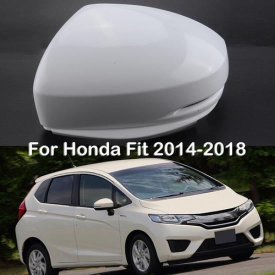 1PC Rear Mirror Cover Cap Housing Fits Honda FIT/JAZZ 2014-2018 Left Driver Side