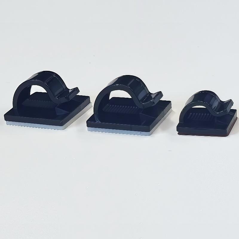 Transparent Self-Adhesive Cable Organizer Clip