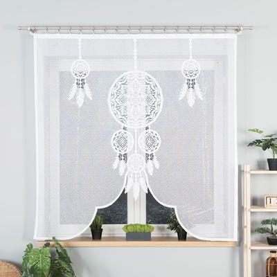 LEA - Ready-made Jacquard Panel - 160x160 Cm - White