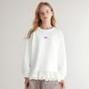 Ballet Style Lace Round Neck T-shirt for Girls