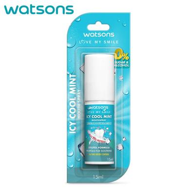 Love My Mouth Icy Cool Mint Mouth Spray, Micellar Double Action, Xylitol Formula, Propolis for Soothing, 24/7 Bad Breath Control, 15 Ml.