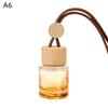 1Pcs Small Round Cap Empty Pendant Ornament Car Essential Oil Diffuser Fragrance Air Freshener Scent Perfume Bottle