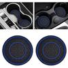 2PCS Car Cup Holder Coasters, 2.75 Inch Auto Non-Slip Anti Dust Cup Mats, Console Cup Holder Insert Coaster Auto Insulated Mats, Universal Interior