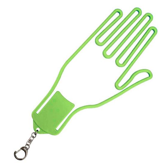 

Golf Glove Holder Glove Stretcher Hanger with Keychain Golf Gloves Dryer Shaper Tool Keeper Rack Men Women Golfer зелений