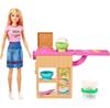 Barbie Doll Doll + Housekeeper Macaron Maker Set