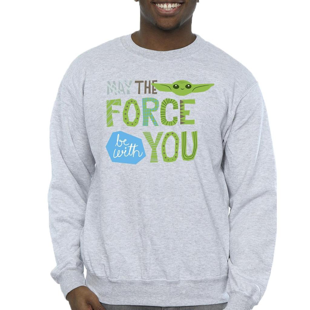 STAR WARS Mens The Mandalorian May The Force Be With You Sweatshirt