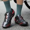 Large Size Wild Mountain Bike Riding Shoes Women's Moped Road Sports Events Cycling High Lock Shoes Men