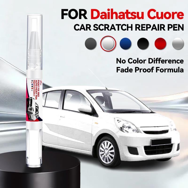 Für Daihatsu Cuore Zweckfahrzeug Autolack Reparaturstift Ausbesserungs Kratzerentferner DIY Auto Zubehör Schwarz Weiß Rot Silber