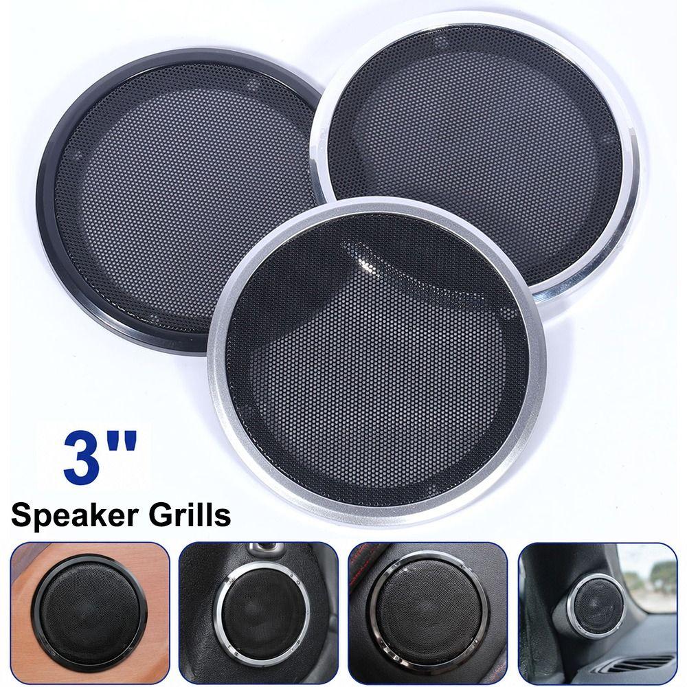3inch Speaker Grills Steel Mesh Subwoofer Grille Cover Grille Cover Protective Frame