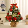 Christmas Decoration Desktop Christmas Tree Home 45CM60CM Ornament Mini Plush Tree Simulation Tree Package