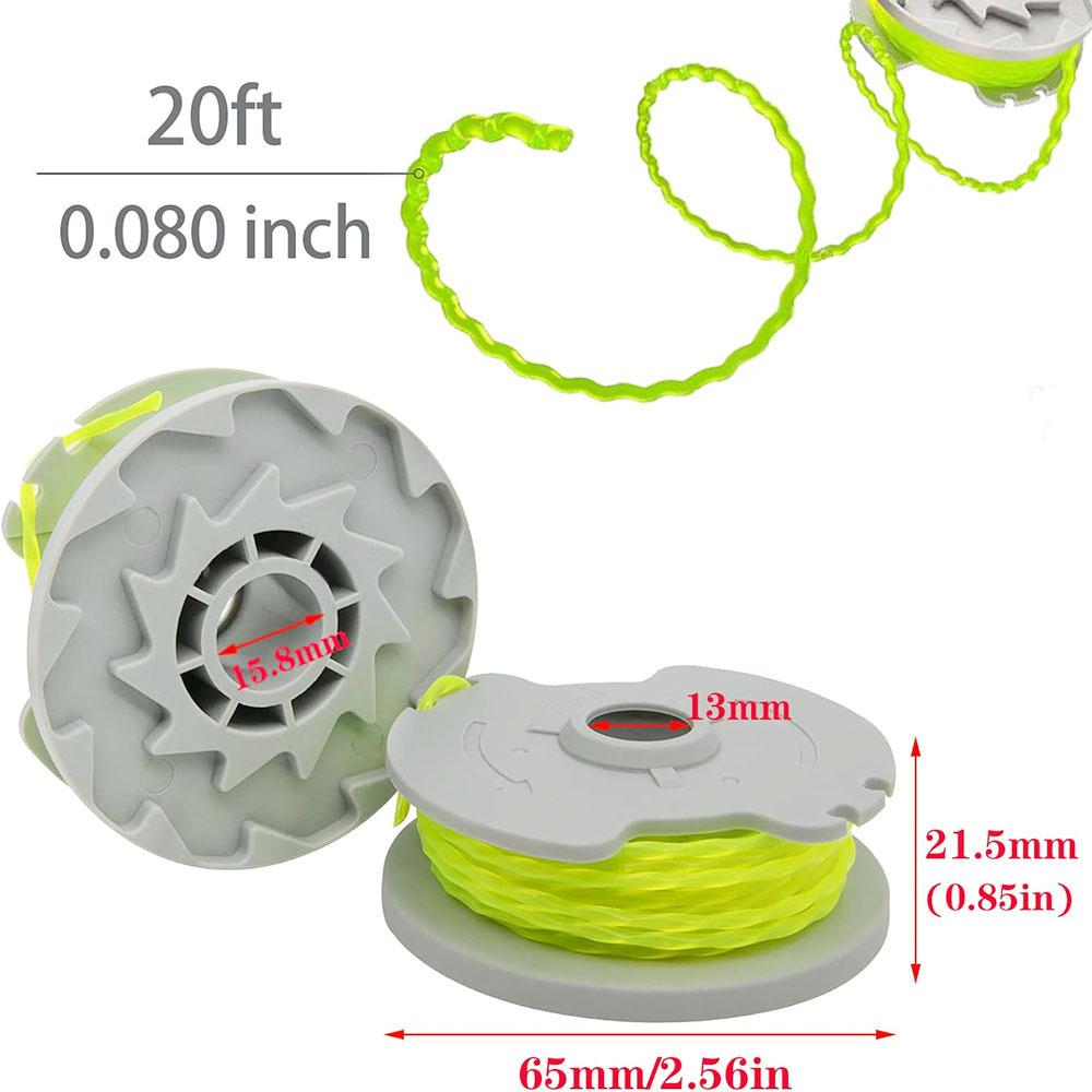 

4 Set WA0014 Trimmer Line For Worx WG168, WG190 & WG191 Cordless String Trimmer