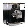 Leonberger – Candle holder with dog photo, crystal tealight holder | Art-Dog