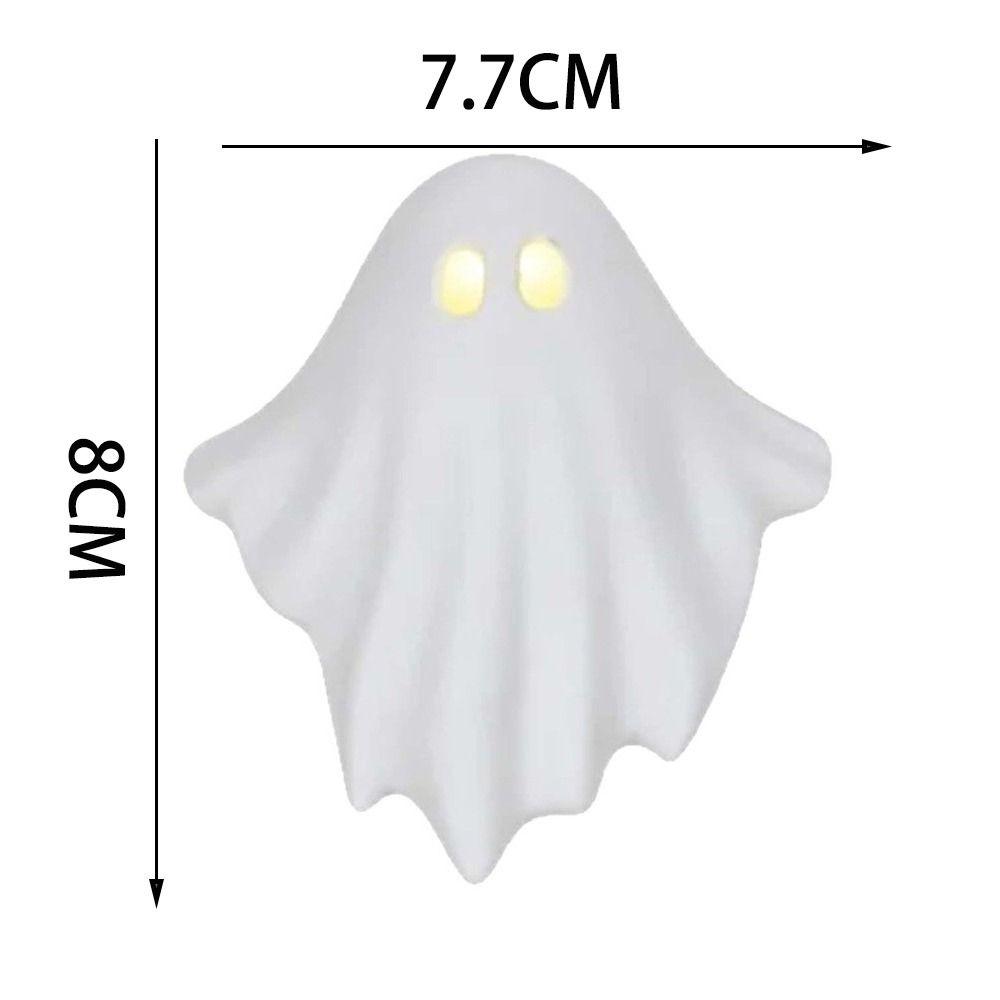 LED Halloween Glowing Ghost Table Decor Cozy Spooky Style Glowing Ghost Figurine Table Decor