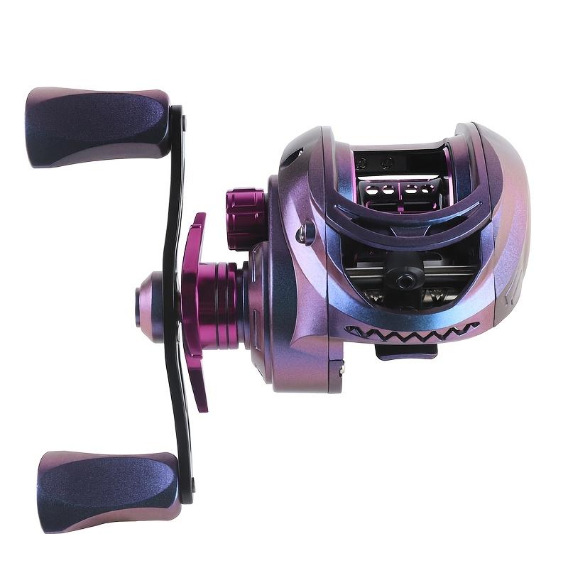 Casting Reel - High-speed 7.2:1 Gear Ratio, Maximum Drag 8kg Magnetic Braking System Ambidextrous Suitable for Both Freshwater and Saltwater Fishing