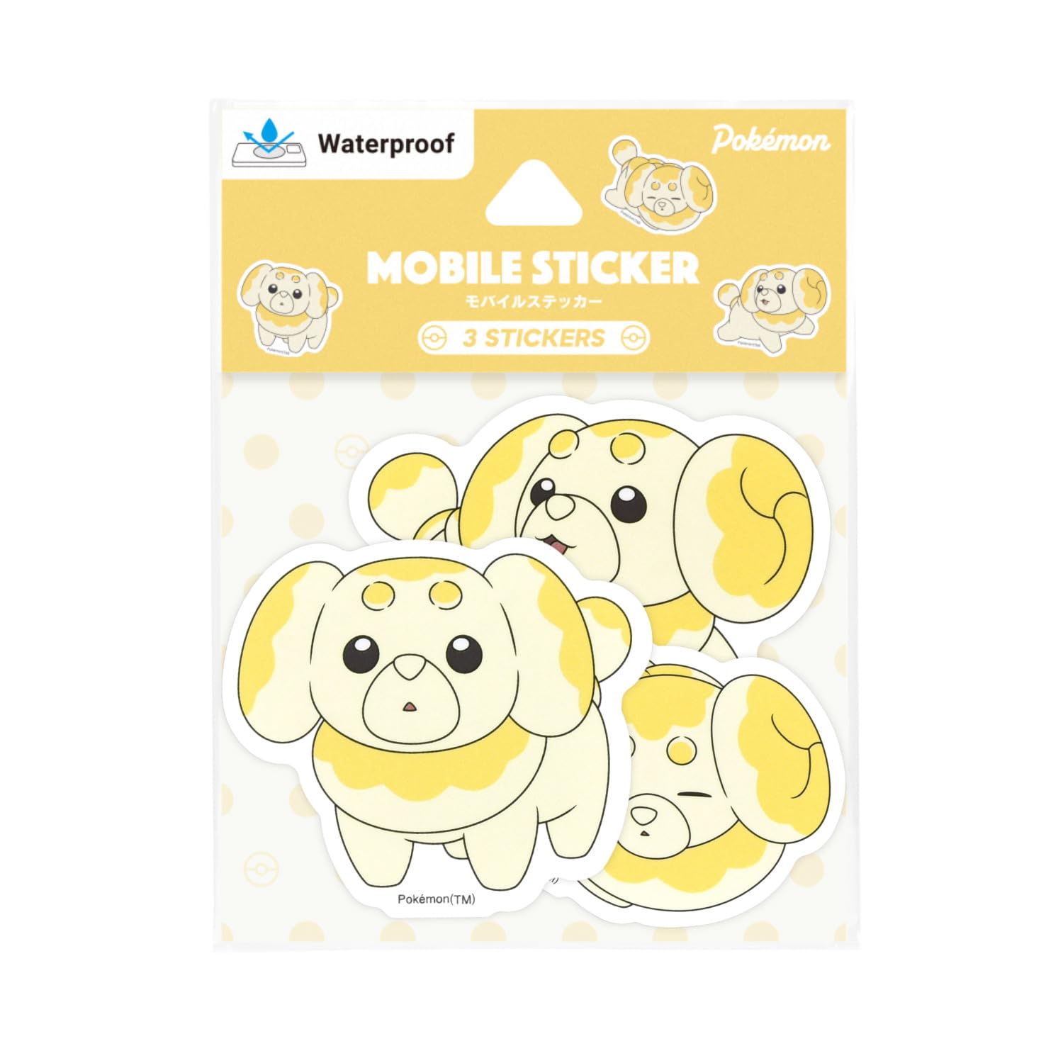 Gourmandies Pokemon Mobile Sticker Papimochi POKE-951J