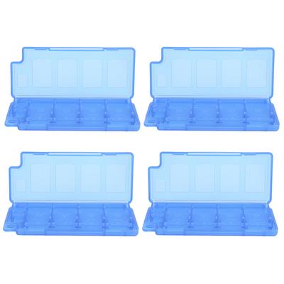 4Pcs Game Card Case Storage Box with 8 In 1 Card Slot 2Pcs Slot for Nintendo Switch