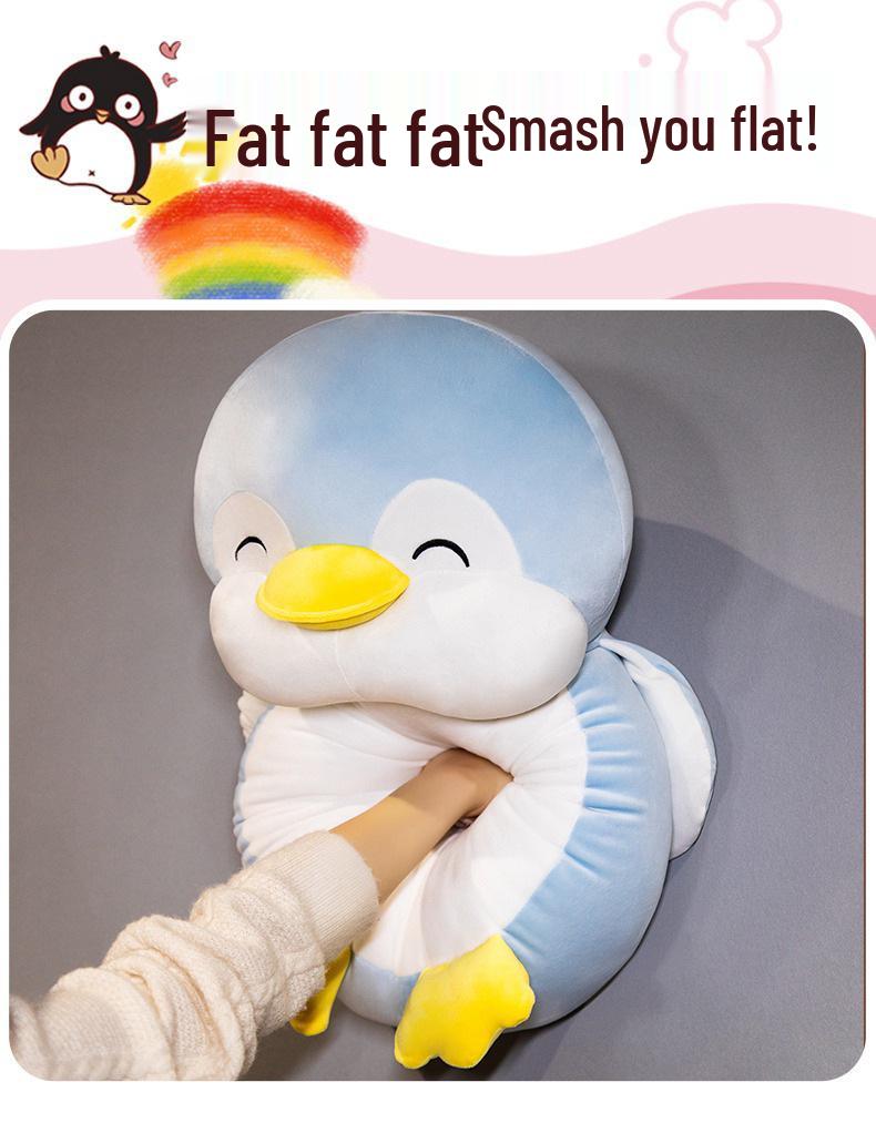 Adorable Penguin Plush Toy - Soft Emperor Penguin Doll, Perfect Soothing Gift for Birthdays