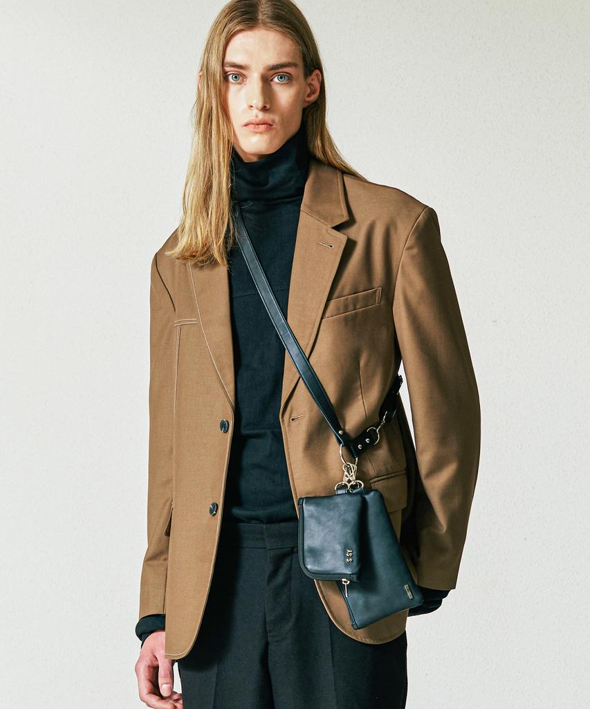 Ssy Half Stitch Blazer Brown