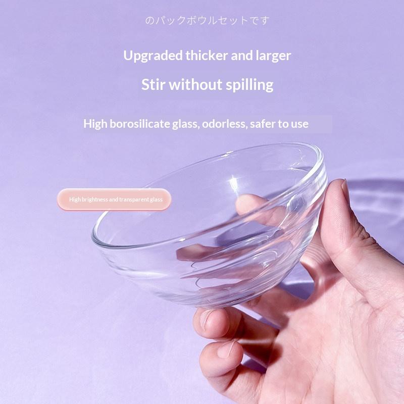 All-In-One 5 In 1 DIY Facial Mask Mixing Set with Bowl Brush and Cup for Creative Skincare