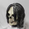 New skull mask for Halloween, beige skull hood for role-playing in escape rooms