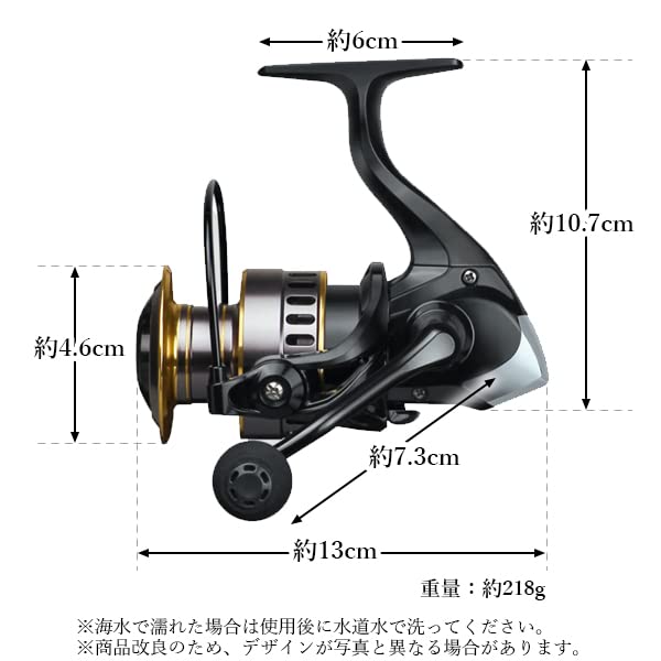 Spinning Reel, Lightweight, 2000 Number, Durable, Fishing Reel, Casting Fishing, Freshwater Fishing, Saltwater Fishing, Freshwater