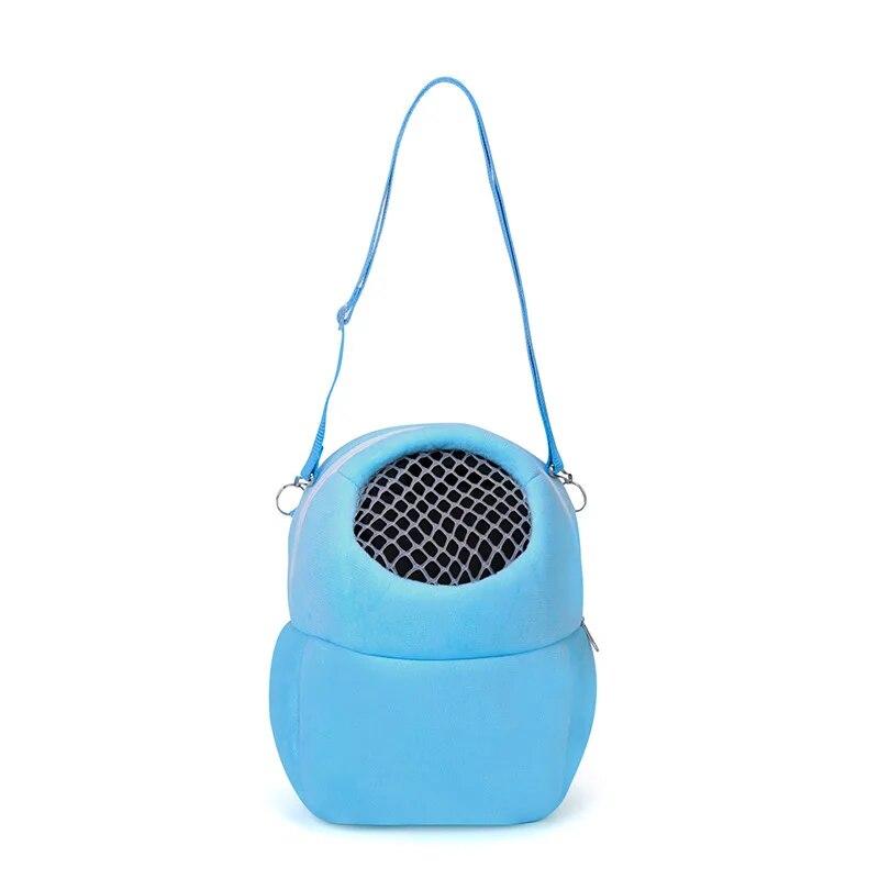Portable Outdoor Small Pet Carriers Cotton Nest Breathable Mesh Hamster Sling Bag Warm Bag for Squirrel Chinchilla Accesorios