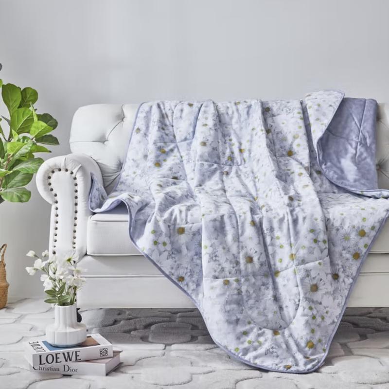 

Mengjie Mint Antibacterial Little Daisy Summer Quilt