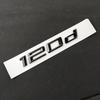 3D ABS Black Logo Emblem Letters Sticker Car Trunk Badge Accessories