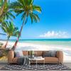 Sea View Wallpaper Coconut Tree Wall Mural Living Room Bedroom Sofa Background Beach Wall Mural Home Decor