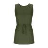 Vestidos Casuales sin Mangas para Mujer Cintura con Cordón Vestidos de Verano para Mujer con Bolsillos Vestidos de Sol para Mujer Vestidos Largos para Mujer