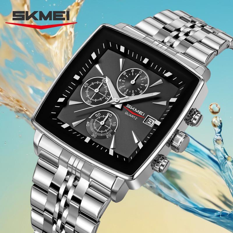 Square Men's Watch Non-Mechanical Quartz Watch Fashion Waterproof Luminous Quartz Watch