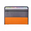 13 Pockets Expanding File Folder A4 Front Pencil Pouch Accordion File Organizer with Safe Zipper Multi-layer