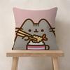 Cute PpusheensS Pillowcase Toon Gift Cushion Cover Bedroom Home Sofa Chair Seat Decor Pillow Case