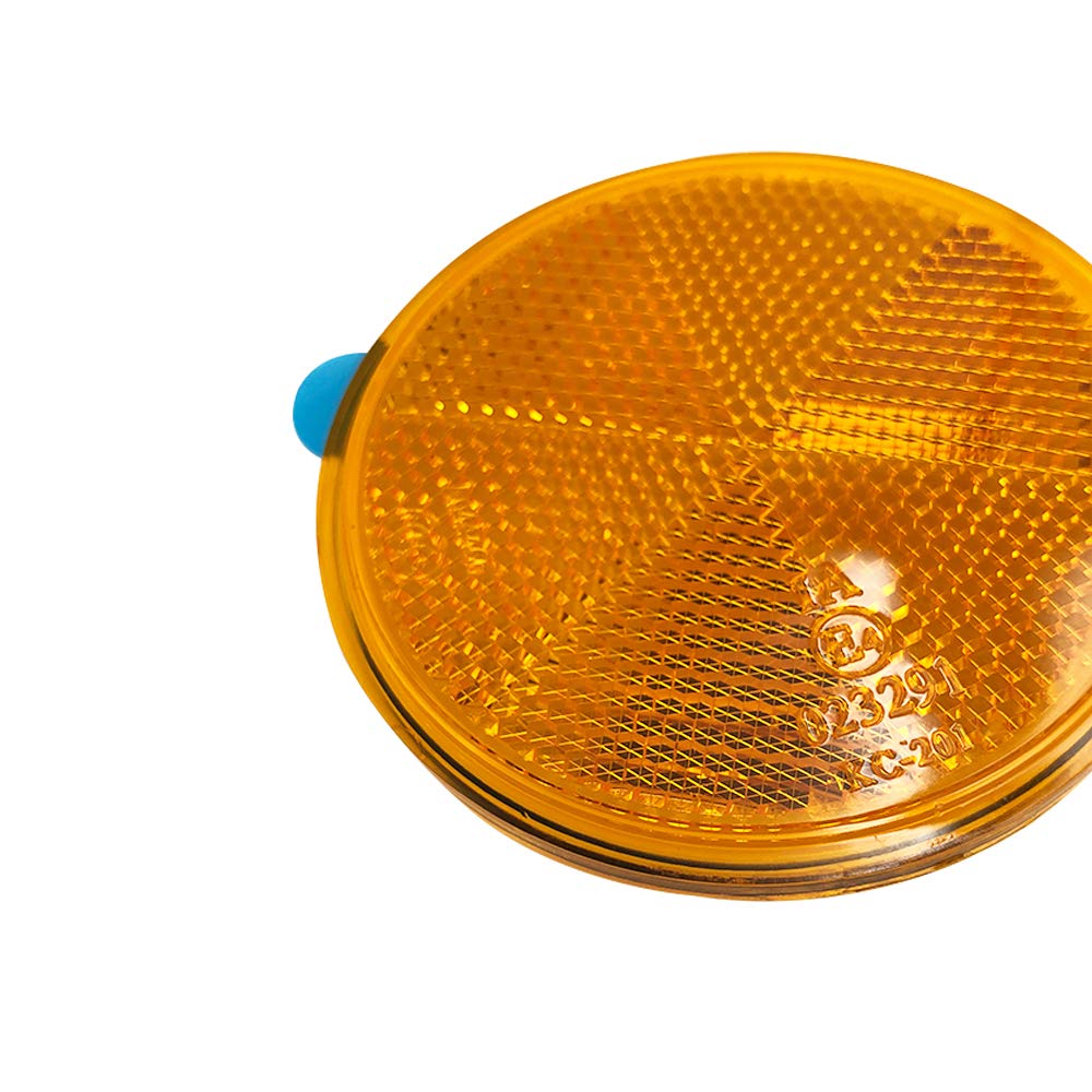 BAR Autotech Reflector, Large Size, Reflector, Round, Taped Type, Truck, Card Trailer, Car, Bicycle,