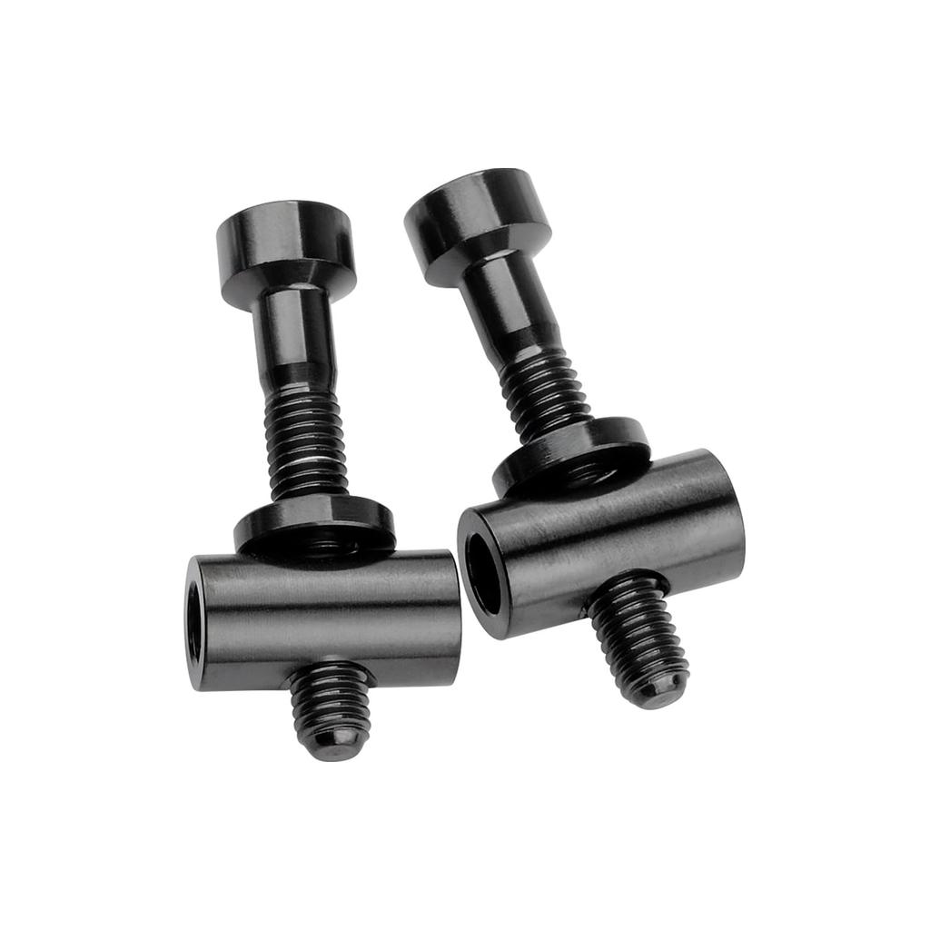 Titanium M5x30mm Ti Bolt Nut Washer for Thomson Seatpost Cycling Screws (Black)