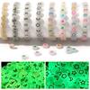 100pcs/Lot 7mm Luminous Letter Beads Oval Shape Acrylic Spacer Beads For Jewelry Making DIY Charms Bracelet Necklace Accessories