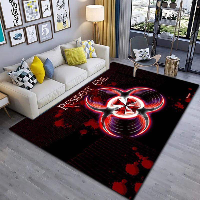 Sci-Fi game Resident Evil, Umbrella Corporation, soft carpet, home living room, office chair pad, door mat, door mat carpet U5